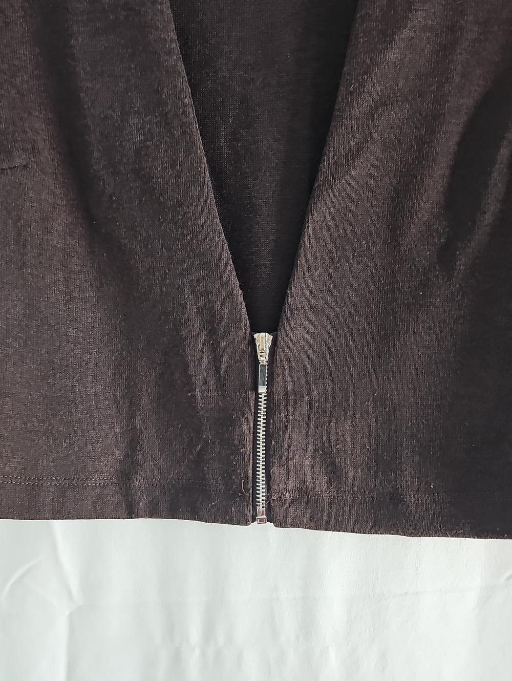 Perceptions Brown Cropped Open-Front Jacket - Picture 2 of 5